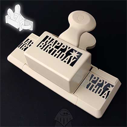 SO: Martha Stewart Deep Edge Craft Punch - Happy Birthday