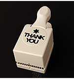 Martha Stewart Large Double Craft Punch - Thank You