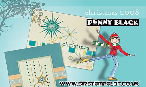 View the new 2008 Christmas Penny Black winter time rubber stamps