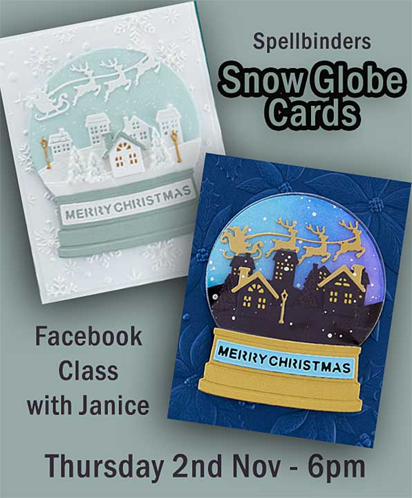 Spellbinders Snow Globe Cards